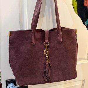 House Of Harlow Elegant Tote Bag in Plum